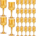 JLYLOL Plastic Vintage Wine Glasses 7OZ Plastic Goblets Vintage Drinking by JLYLOL
