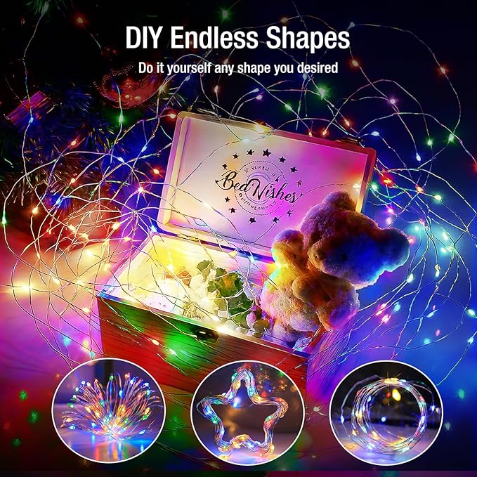 6 Pack Fairy Lights Battery Operated - 7ft 20 Led Twinkle Lights 3 Modes - Image 5