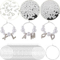 50 Sets Wine Glass Charms, Wine Charms by Unknown