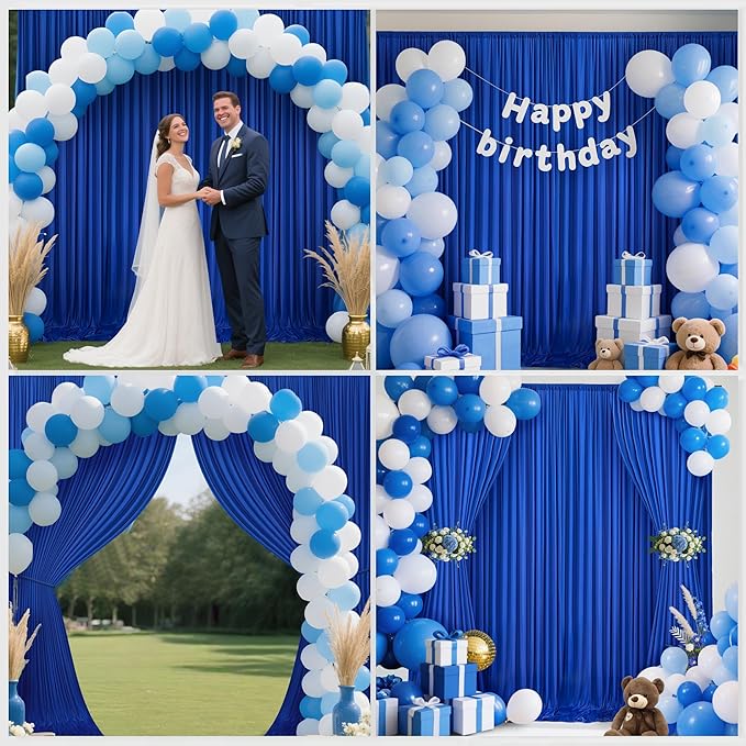 40x10ft Backdrop Curtains for Parties, 8 Panels 5x10ft Photography Backdrop - Image 7