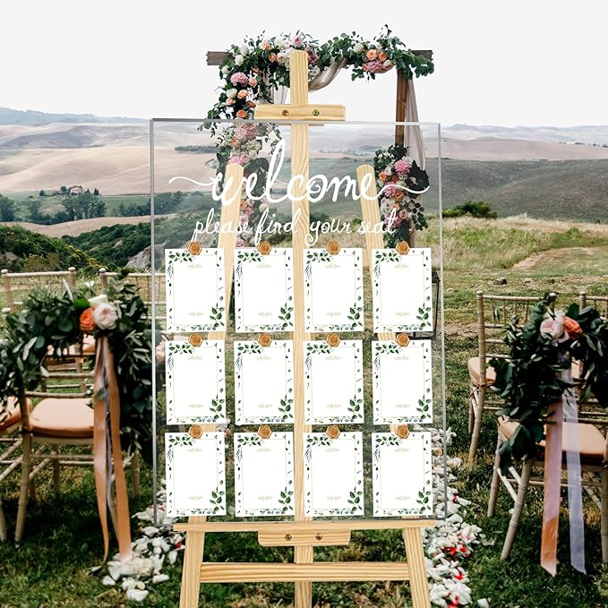 24x18 Inch Wedding Seating Chart Board Display - Image 7