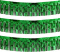 Thick 10 feet by 15 inches Green Foil Fringe Garland by Blukey