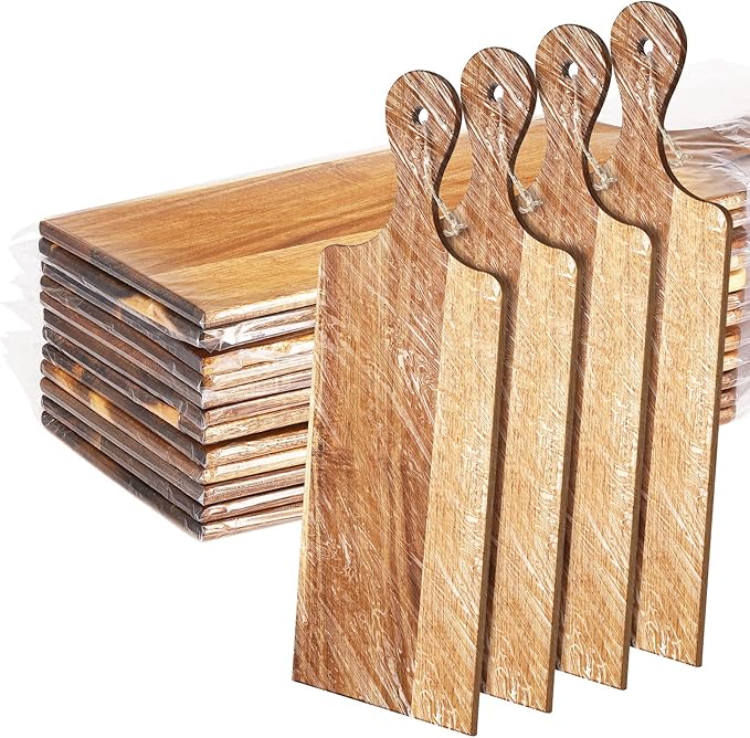 Patelai 12 Packs Wooden Cutting Board Set by Patelai