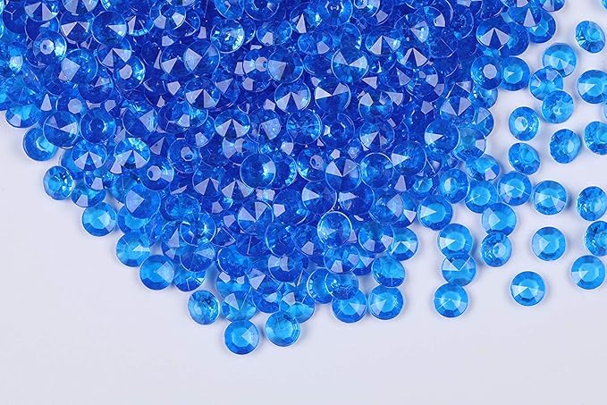 1000pcs Platic Acrylic Gems Fake Acrylic Diamonds Vase Filler Beads Faux by WelcometoGintoaria