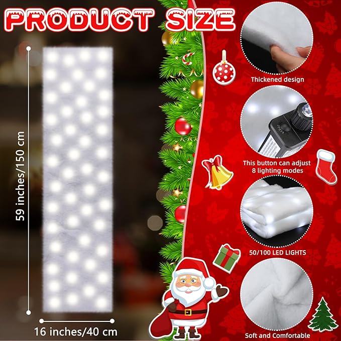 VIHOSE Christmas Snow Blanket - Image 2