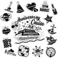 Happy Anniversary Cruise Door Magnets Decorations by Wayyogh