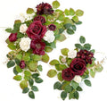Wedding decor Welcome Sign Flower Backdrop Garland by Piklado