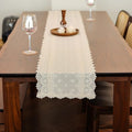 Inicia Cotton Lace Table Runner 12 × 86 inch Embroidered by LACELY