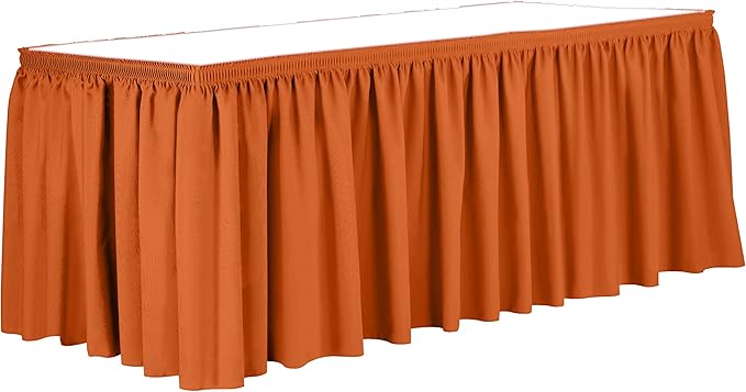 Ultimate Textile Pleat Polyester Fabric Table Skirt by UltimateTextile