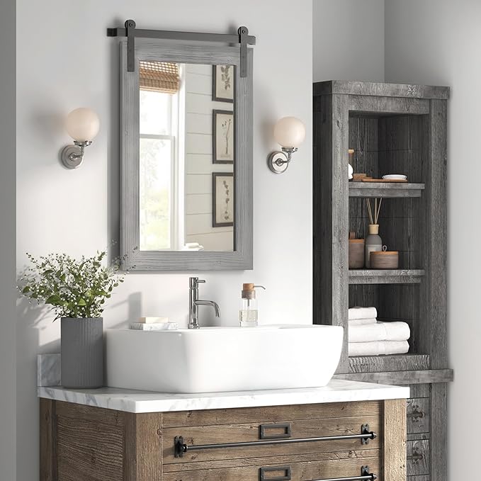 COGOOD Farmhouse Bathroom Mirror by COGOOD