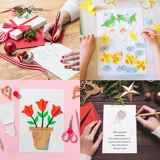50 Pack 5x7 Birthday Cards, Thick Folded Heavy Card Stock Paper - Image 7