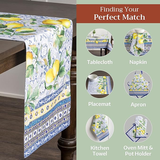 Maison d' Hermine Table Runner 100% Cotton Double Layer Table Runners 72 inches - Image 5