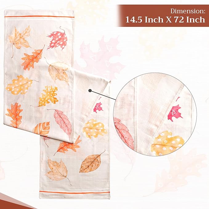 Maison d' Hermine Table Runner 100% Cotton Double Layer Table Runners 72 inches - Image 4