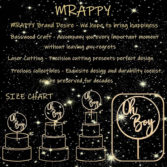 Oh Boy Cake Topper - Image 5
