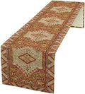 Boho Bohemia Style Orange Table Runner, Country Rustic Farmhouse Magical by Unknown