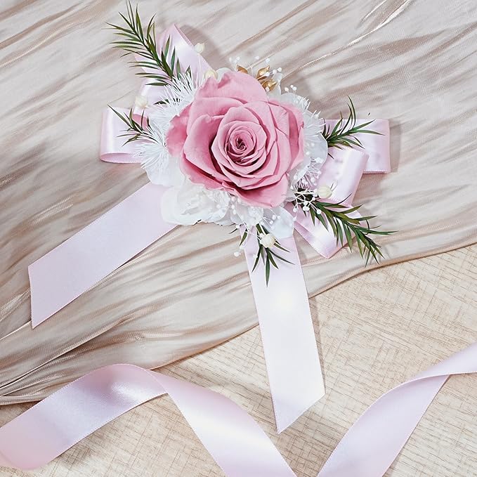 LaRibbons Light Pink Satin Ribbon 1 Inch 25 Yards Luxury Double Faced Pink Silk - Image 6