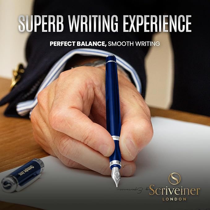Scriveiner Personalized Midnight Blue Pen - Image 4