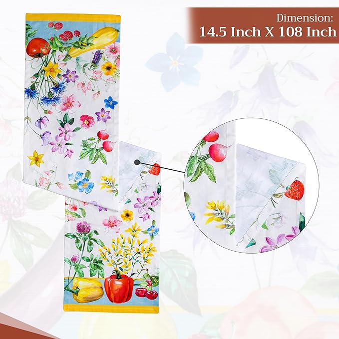 Maison d' Hermine Table Runner 100% Cotton Single Layer Table Runners 108 - Image 4