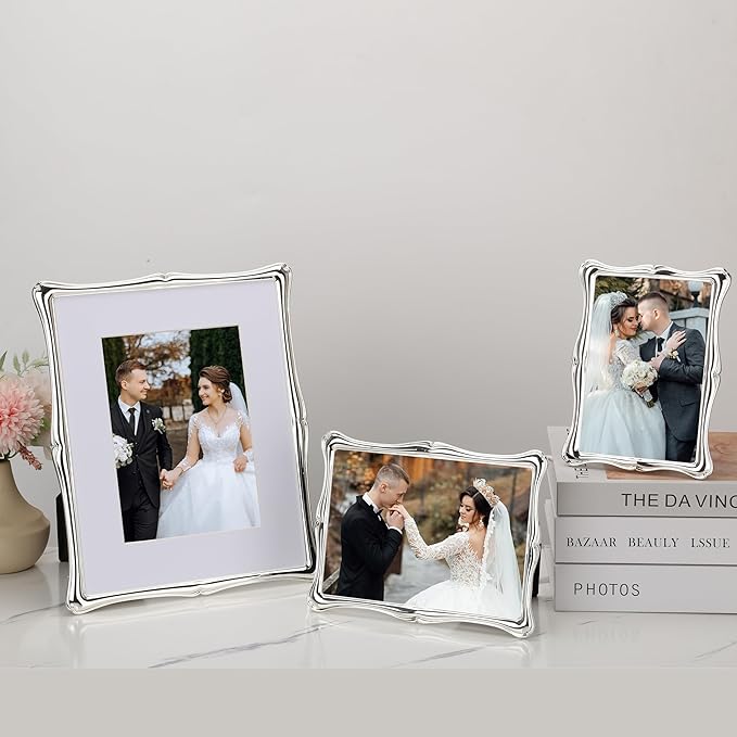 4 x 6'' Premium Alloy Silver Photo Frame - Image 3