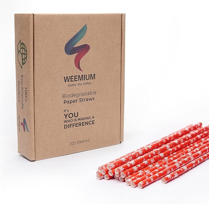 Weemium Christmas Paper Straws - Image 7