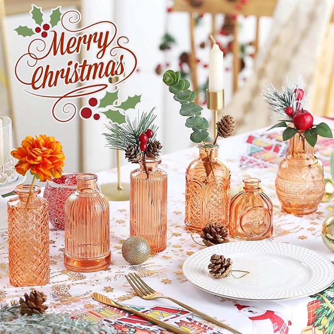 Bud Vases15 Pcs for Centerpieces Wedding, Flower Vases in Bulk for Rustic Home - Image 3