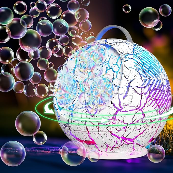 Bubble Machine Automatic Bubble Blower by Weilim