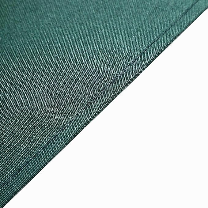 Efavormart 90" Hunter Emerald Green Wholesale Linens Polyester Square Linen - Image 8