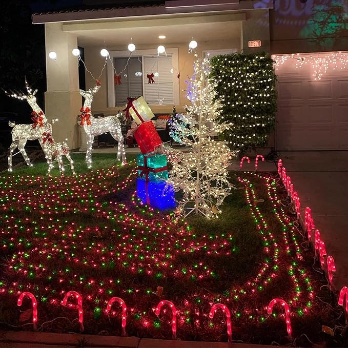 YEGUO 165ft 500 LED Christmas Lights Outdoor Waterproof - Image 9