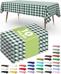 Pureegg Plastic Table Cloth Disposable 10 Pack, 54 x 108 Inch Table Cloths by Pureegg