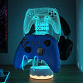 Light up Headset and Controller Stand, 16 Colors 3D LED Lights Gamepad by CoolGiftMart