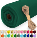 Hunter Green Tulle Fabric Roll by Luceinvita
