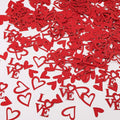 200 Pcs Red Heart Paper Confetti Love Confetti by KALOR