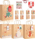 LYLIN 12Pcs Kraft Christmas Gift Bags by LYLIN