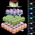 Rechargeable LED Cupcake Stand for 50 Cupcakes, 7 Colors Light Clear Cupcake by Pleasedontforgetthemhere%EF%BC%81