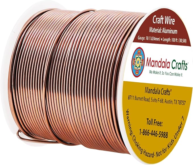 Mandala Crafts 18 Gauge Anodized Aluminum Craft Wire - Image 2