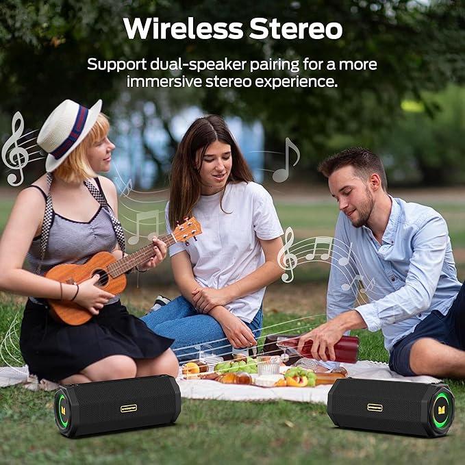 Monster Speaker S200 Wireless Portable Bluetooth Speaker, 24H Playtime - Image 3