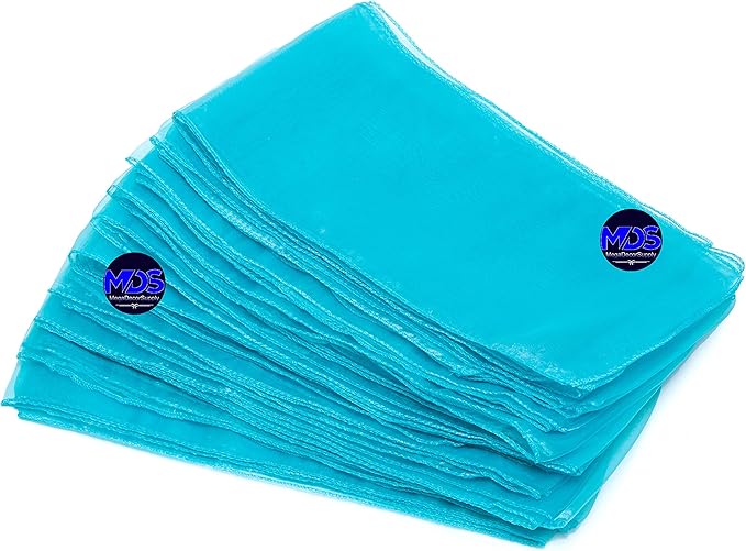 MDS Pack of 200 PCS Organza Chair Sashes Wider Dining Chair Bows Ribbon Tie Back - Image 6
