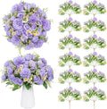 12 Packs Peonies Artificial Flowers, Silk Artificial Peonies Flowers Fake Peony by GOSTADY