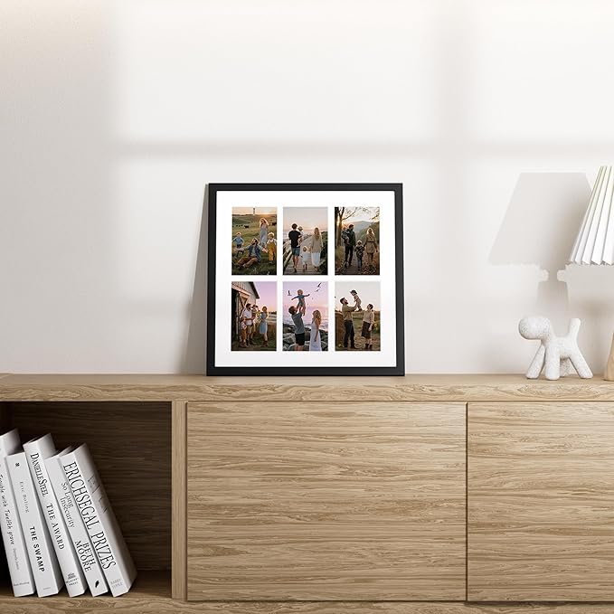 Vittanly 14x14 Collage Picture Frame, Displays 6Pcs 4x6 Pictures - Image 6