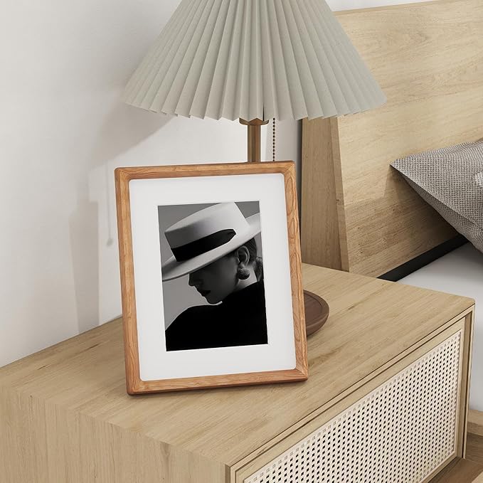 8x10 Picture Frame USA-Sourced Natural Cherry Wood Solid Original Wood Photo - Image 5