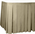 Ultimate Textile Pleat Polyester Fabric Table Skirt by UltimateTextile