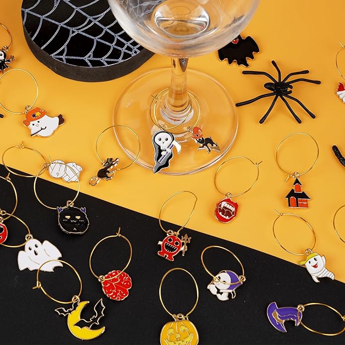 30PCS Wine Glass Charms Identification Markers - Image 3