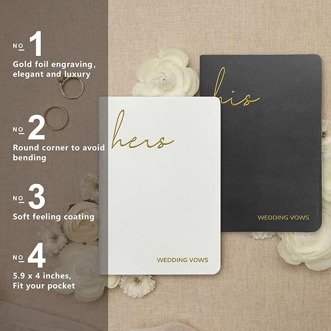 Vow Books His and Hers Wedding Vow Books - Image 2
