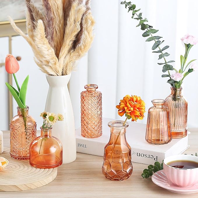 Bud Vases15 Pcs for Centerpieces Wedding, Flower Vases in Bulk for Rustic Home - Image 4