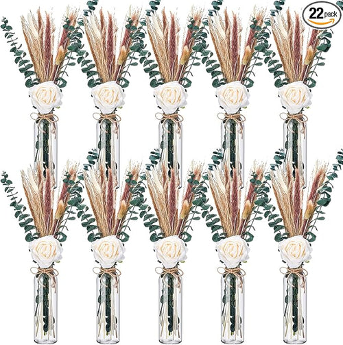 10 Set Dried Pampas Grass Centerpiece by Qinyoung
