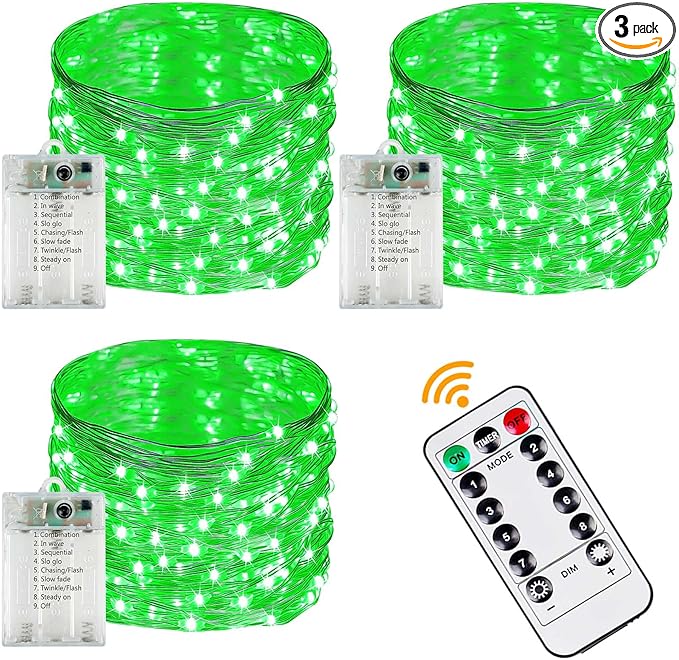 3 Pack Fairy Lights Battery Operated by Halloween