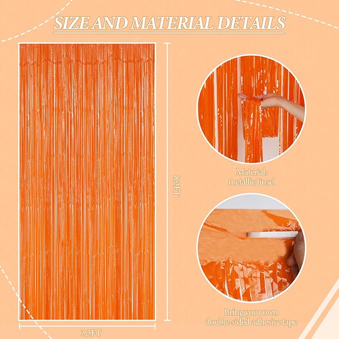 3 Pack Foil Fringe Backdrop - Image 3