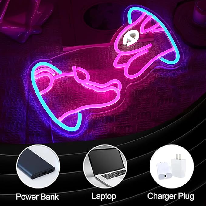 Easter Bunny Neon Sign Trendy Bunny Crossing Hole LED Light Sign - Image 3