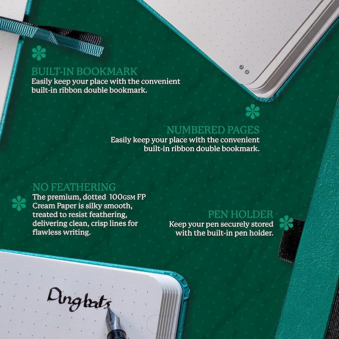 Dingbats* Earth Dotted Writing Journal Notebook A5 - Image 3