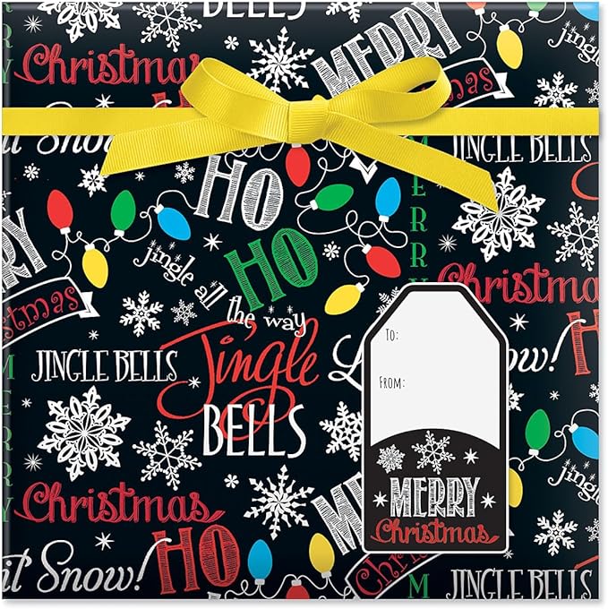 Current Let It Snow Christmas Rolled Wrapping Paper - Image 5
